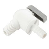 Barb to Male Pipe - 90 Elbow - Polypropylene Ball Valves